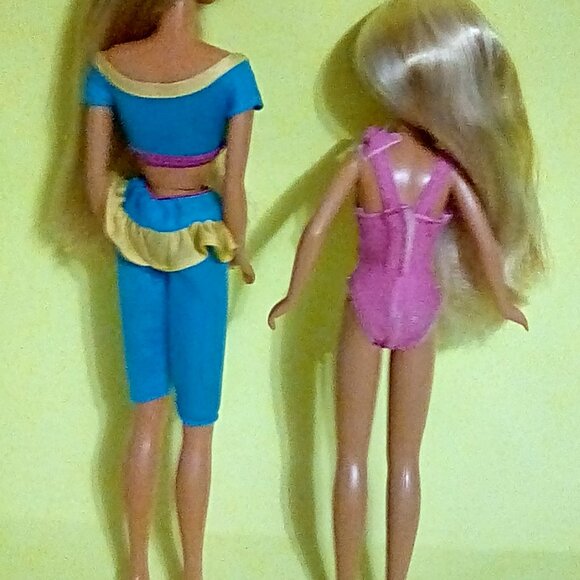 Barbie & skipper dolls beach wet & wild cool mix - Picture 3 of 11